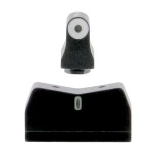 XS Sights GL0004S5 DXT Big Dot Night Sights fits Glock  Black | Green Tritium White Outline Front Sight Green Tritium White Outline Bar Rear Sight