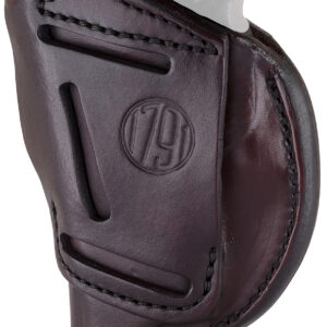1791 Gunleather 4WH1SBRR 4-Way  IWB/OWB 01 Signature Brown Leather Belt Clip Fits 3-4" Barrel 1911 Right Hand