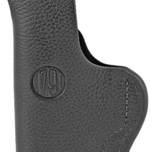 1791 Gunleather SCH3NSBR SCH  IWB Size 03 Night Sky Black Leather Belt Clip Compatible w/Ruger LC9/1911/Glock 42 Right Hand