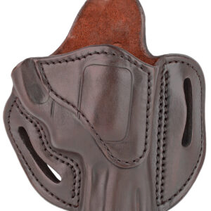 1791 Gunleather RVH2SSBRR RVH2S  OWB Size 02S Signature Brown Leather Belt Slide Fits S&W K Frame Right Hand