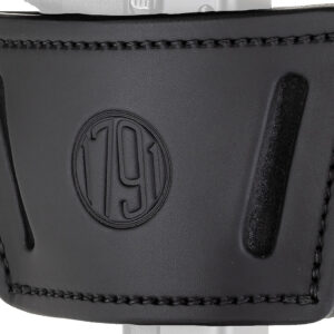 1791 Gunleather UIWXSBLA UIW Max  IWB/OWB Black Leather Belt Clip Fits Most Mid-Large Frame Autos with Rail, Laser & Light Ambidextrous