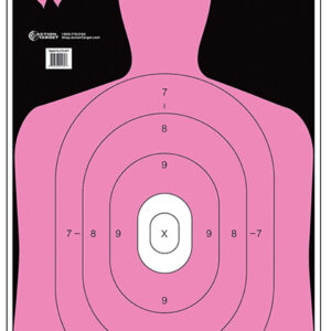 Action Target B27ENPT100 Qualification Shoot for the Cure Silhouette Paper 23" x 35" Pink 100 Per Box