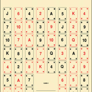 Action Target CARD1100 Entertainment  52 Playing Cards Paper 22.50" x 24" Multi-Color 100 Per Box