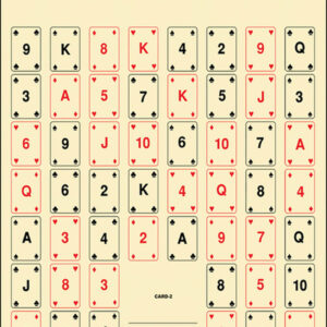 Action Target CARD2100 Entertainment  52 Playing Cards Paper 22.50" x 24" Multi-Color 100 Per Box