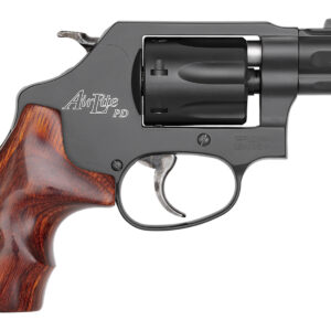 Smith & Wesson 160228 Model 351 Personal Defense 22 WMR 7 Shot 1.88" Black Stainless Steel Barrel, Black Aluminum Cylinder & J Frame, HiViz Fiber Optic Orange Front Sight