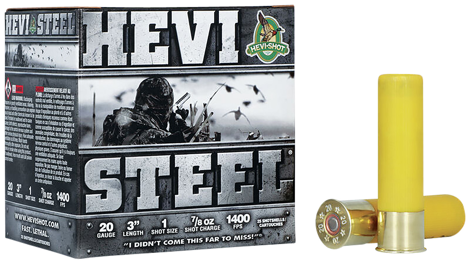 Hevishot 20 Gauge Steel – 25rd