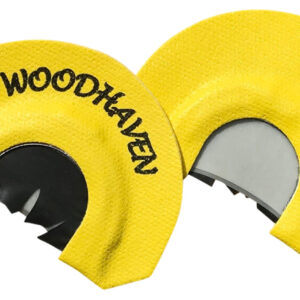 Woodhaven WH103 Black Reactor  Diaphragm Call Triple Reed Attracts Turkeys Yellow
