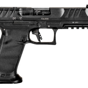 Walther Arms 2842521 PDP Pro SD 9mm Luger 18+1 5.10" Threaded Barrel, Black, Optic Cut/Serrated Slide, Polymer Frame with Pic. Rail, Performance Duty Grip, Flared Magwell