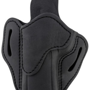 1791 Gunleather ORBH24SBLL BH2.4 Optic Ready OWB 2.4 Stealth Black Leather Belt Slide Fits Walther PPQ/Sig P320/Springfield XD-M Left Hand