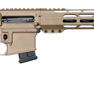 Alexander Arms RTA17DE Tactical  17 HMR 10+1 18" Black Fluted/Threaded Barrel, Picatinny Rail Flat Dark Earth Cerakote Aluminum Receiver, Black B5 Bravo Synthetic Stock