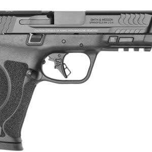 Smith & Wesson 13586 M&P M2.0  Full Size 45 ACP 10+1, 5.12" Black Armornite Steel Threaded Barrel & Optic Ready/Serrated Slide, Matte Black Polymer Frame w/Picatinny Rail