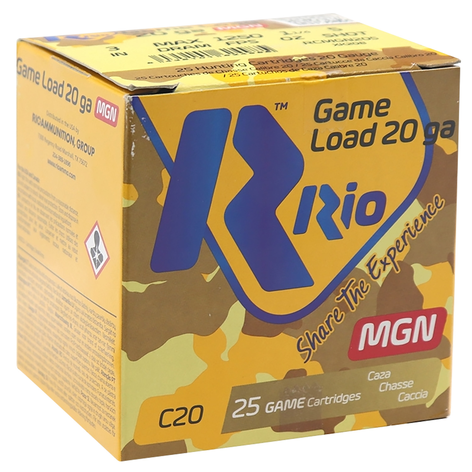 Rio Ammunition 20 Gauge – 25rd