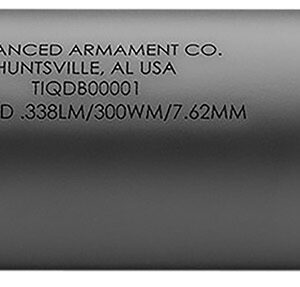 ADVANCED ARMAMENT COMPANY 65041 Silencer Titan-QD 338 Lapua Mag/8.6 Blackout Black Cerakote