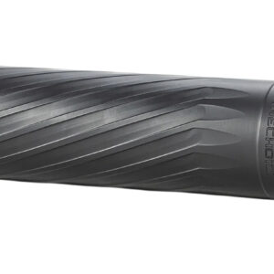 Anechoic X35LB Anechox 35L  35Cal/338Lapua/338/35Magnums Black Stainless Steel/Titanium 1 3/8"x24 w/ 1/2"x28 DTA