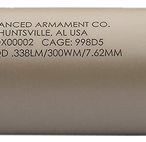 ADVANCED ARMAMENT COMPANY 86601 Titan-QD  338LM/8.6BLK 1.85" FDE Titanium
