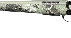 Tikka JRTXVW47124 T3x Lite 7mm PRC 3+1 24.40" Midnight Bronze Cerakote Fluted Threaded Barrel & Drilled & Tapped Receiver, Veil Wideland Fixed Synthetic Stock, Left Hand