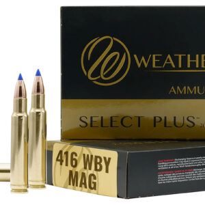Weatherby B416350TTSX Select Plus  416WthbyMag 350gr Barnes Tipped TSX Lead Free 20 Per Box/10 Case