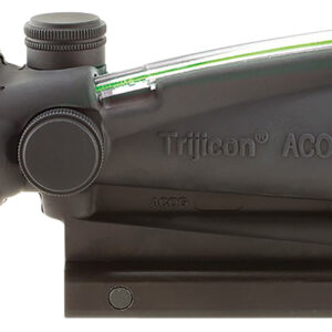 Trijicon 100416 ACOG  Matte Black 3.5x35mm Illuminated Green Crosshair 300 Blk BDC Reticle