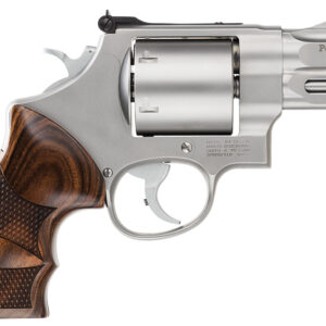 Smith & Wesson 170135 Performance Center Model 629 44 Rem Mag, 44 S&W Spl 6rd 2.63" Stainless Steel Barrel & Cylinder Matte Silver Stainless Steel Frame with Wood Grip