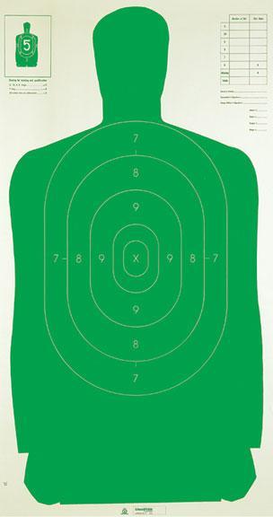 Champion LE Targets Paper Silhouette Target - 24" X 45" Green 100/Pack