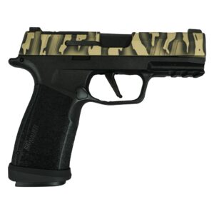 Sig Sauer P365 "Tiger Striped" XMACRO TACOPS Handgun 9mm Luger 17rd Magazines(4) 3.7" Barrel