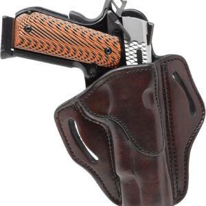 1791 Gunleather BH1SBRR BH1  OWB Size 01 Signature Brown Leather Belt Slide Fits 4-5" 1911 Right Hand