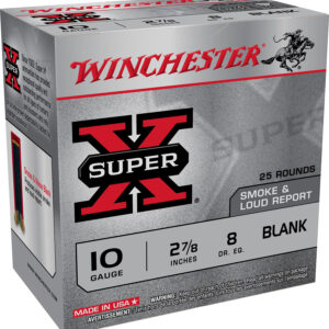 Winchester Ammo XBP10W Super X Blank 10Gauge 2.87" 25 Per Bx/10 Case