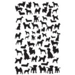 cerakote stencil duracoat gunkote at home DIY vinyl pupperflauge puppies dogs pups