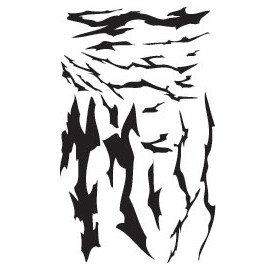 cerakote stencil duracoat gunkote at home DIY vinyl tiger stripe