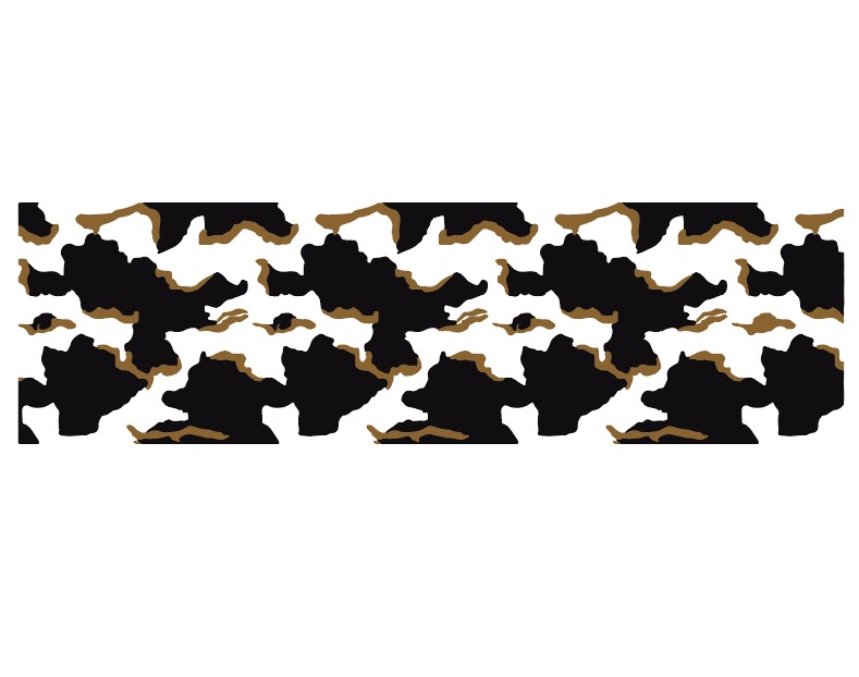 cerakote stencil duracoat gunkote at home DIY vinyl desert camo