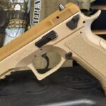 revolver cerakote pistol slide frame battleworn 2 tone