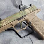 revolver cerakote pistol slide frame complex pattern