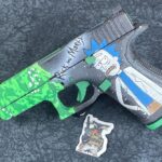 revolver cerakote pistol slide frame complex pattern