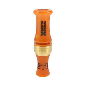 Zink Green Top Rocker Duck Mouth Call Orange Marbleade
