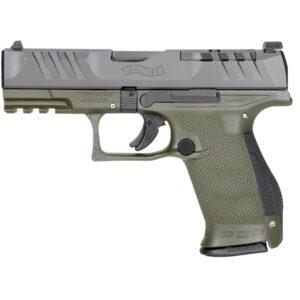 WALTHER ARMS PDP 9MM CPT 4" BLK/GRN OR 10+1