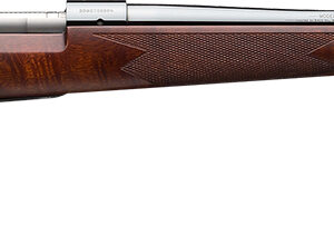 Winchester Repeating Arms 535203212 Model 70 Super Grade 243 Win Caliber with 5+1 Capacity, 22" Barrel, High Polished Blued Metal Finish & Satin Fancy Walnut Stock Right Hand (Full Size)