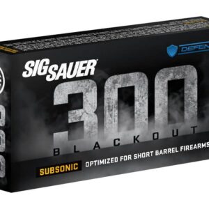 Sig Sauer Subsonic Max Expansion Rifle Ammunition .300 AAC Blackout 194 gr 1000 fps 20/ct