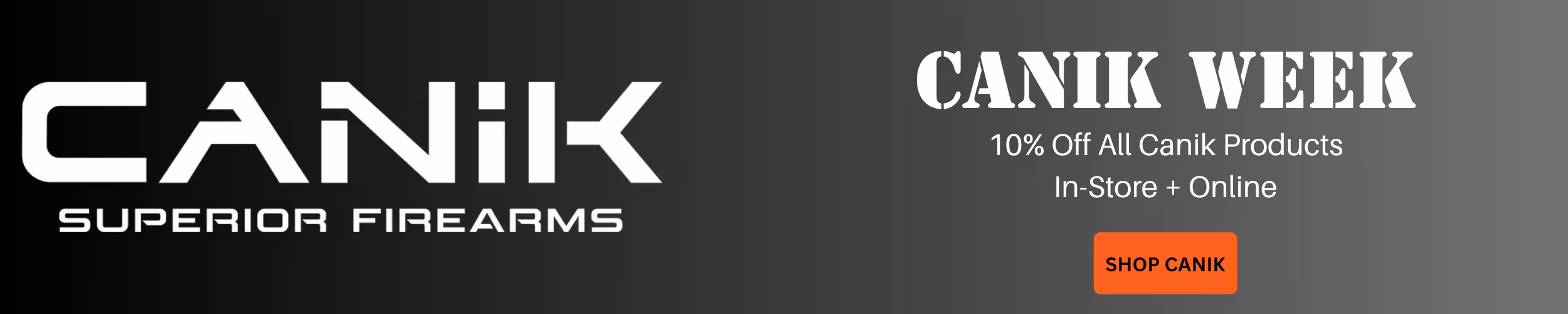Banner promoting Tactical Penguin's Canik Week.