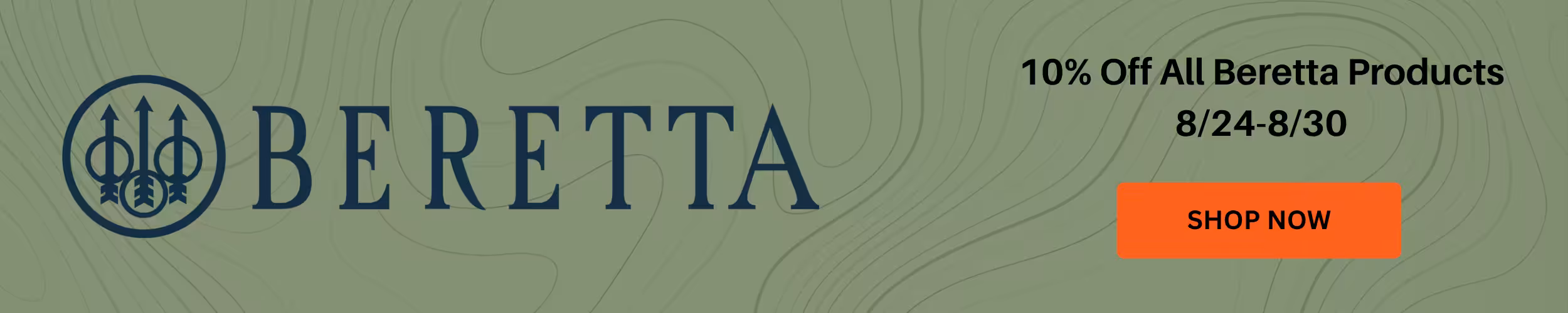 Banner showing Beretta promotion at Tactical Penguin.