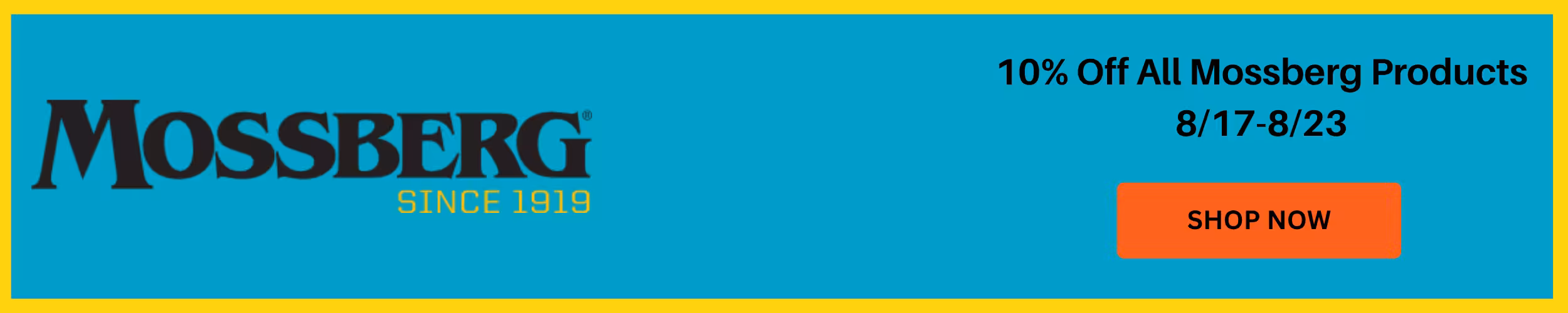 Banner for Mossberg promotion available at Tactical Penguin.